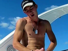 Inexperienced twink Matt H pleasures himself outdoors and ejaculates