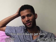 Cute Latin dude sucking and banging men for the first time