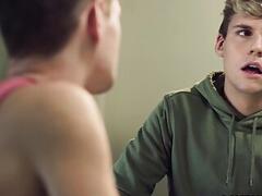 Jack and Trevor Seduces Mature Gay in 3some