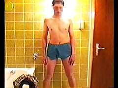 Erect Penis Pee and Hump Masturbation with HI8 Camera