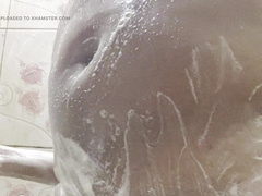 My stunner says I love ur jaw-dropping Large Schlong while bathing