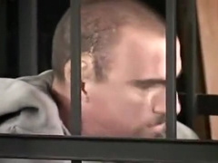 BEAR COP LEATHER BIKER