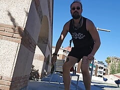 Dildos, exhibitionism, pissing my self and cumshot