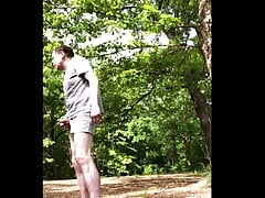 Bare Feet Naked Jack Off At Large Park's Picnic Area May 2021