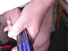 Foreskin with 18 pens