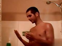 Gay truckers movieks up boy Brian and Jersey love a shower and kick
