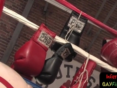 Boxer Jock Takes Fist During Bdsm Sesh