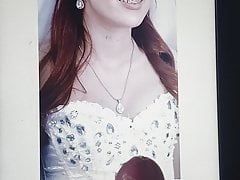Cum tribute for sexy Emma