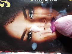 Handjob and cum on magazine 9
