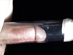 CUMSHOT WITH VACUUM CLEARNER