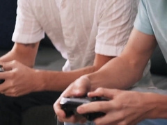 Femboy Pokes Youngster Pal