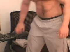 STR8CAM Jeff - Straight Cam Jeff - Flashlight Fuck with Huge Cum Shot!