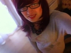 Swift Jizm Tonguing Amateur Crossdresser Sesh