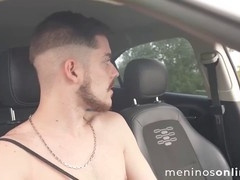 Outdoor ass pounding and rimjob on Route sixty-nine with Latino jocks and uncut dudes