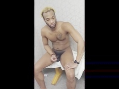 Shoot, big black cock, gay outside