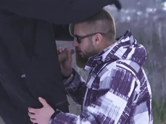 Big cock hunk tormenting that helpless asshole