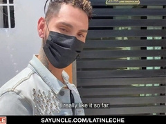 Spanish teen gets her shyness and kink tested in hardcore bisexual fuckfest