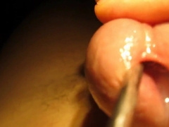 Urethral sounding and stretching with cumshot 4