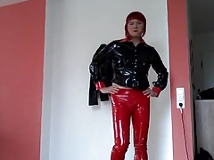 Hot Tranny Ass in PVC