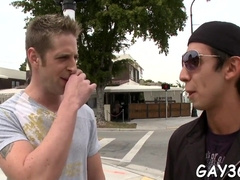 2 fags have adorable fuck-a-thon