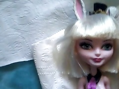Ever After High cumshots to Bunny and Nina