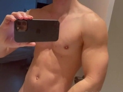 Urinating at the starting and at the End , flexing muscles, moving my large Caboose , open Donk, pawing