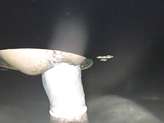 Fucking through gloryhole...