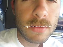 Tongue Fetish - Luke Tongue and Moaning Video 1