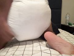 Playing with my abu diaper