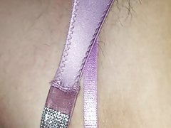 4th time cumming in my victoria secret xsmall satin bikini