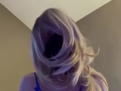 Sissy takes her largest dongs and bad dragon at same time