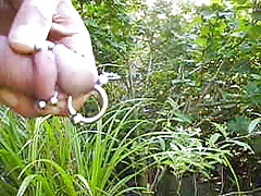 pissing close up