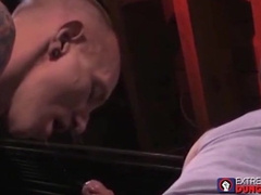 Wide gaping asshole after an insane gay fisting session