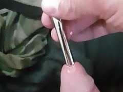 It feels so good sounding my horny cock