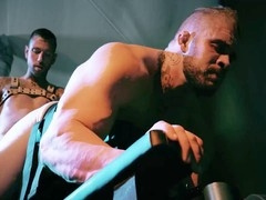 Deep throat, down his throat, twink