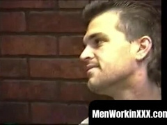 MenWorkinXXX.com - Hot amateur Dallas with long hair enjoys intense solo action