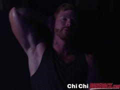 Hunk Bennett Anthony barebacks muscular stud Michael Roman