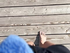 Whore is given to the first comer in the changing rooms of the beach - 368