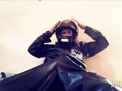 Horny in helmet