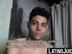 Cute boy Danny strips his clothes to gobble my friends throbbing cock until cumshot