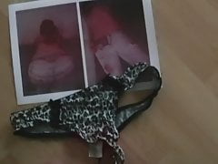 Cum on wifes used String Tanga