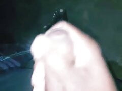 Huge cumshot handjob