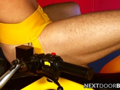 Young man takes it raw in his tight asshole after rimming