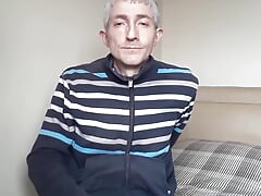 Masturbating in Tracksuit Top.
