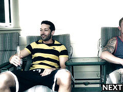 Markie mounts Silas and rails him on the counter top