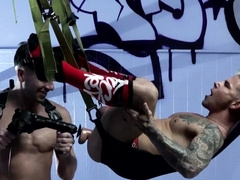 Fine men play dirty maledom games in unique oral perversions