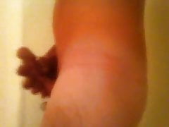 shower jerk cum