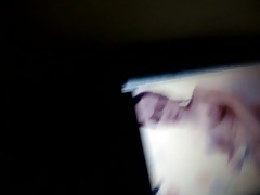 jerking off to hot babe with condoms