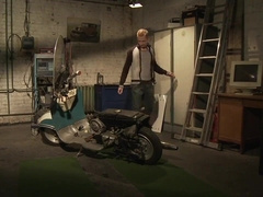 Red-Hot douche nail with the chief after stiff working day