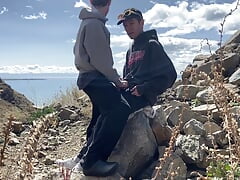 Harryjen Handsome Guy Sucks My Big Dick Extreme Outdoor